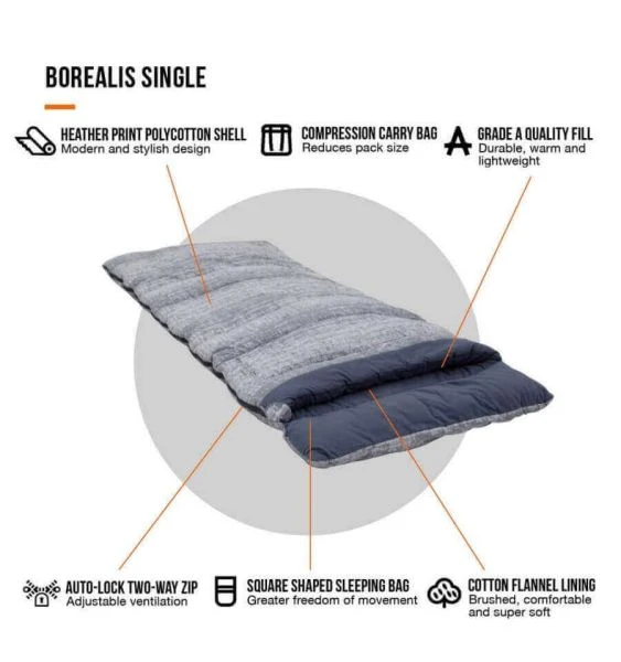 Vango Borealis Sleeping Bag - Single - Image 3