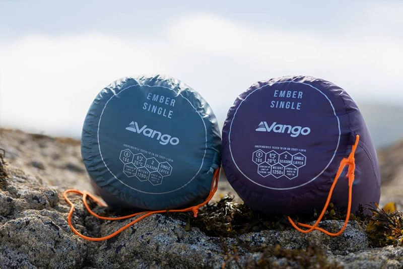 Vango Ember Single Sleeping Bag - Mineral Green - Image 8