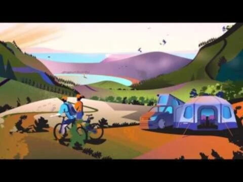 Vango Airbeam Vango Airhub Hexaway II Tall Awning (2022) - Image 4