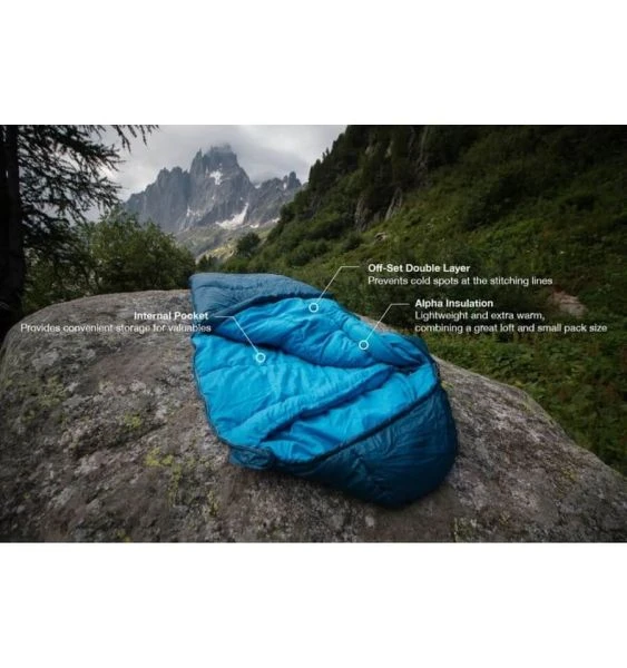 Vango Nitestar Alpha 350 Sleeping Bag - Blue - Image 5