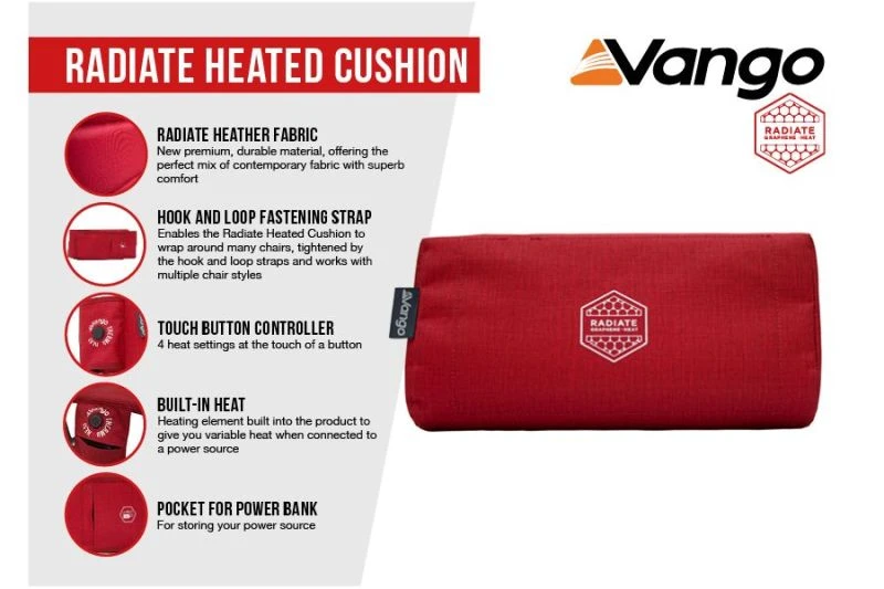 Vango Radiate Heated Cushion - Image 2
