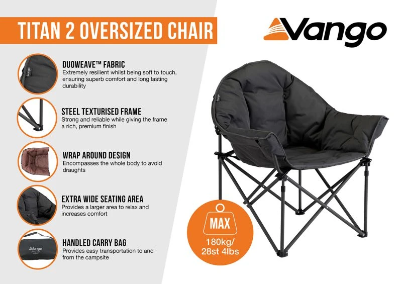 Vango Titan 2 Oversized Chair - Excalibur - Image 2